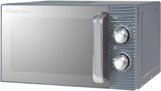 RHM1731G Inspire 17L 700W Grey Solo Manual Microwave with 5 Power Levels, Timer, Defrost Setting, Easy Clean