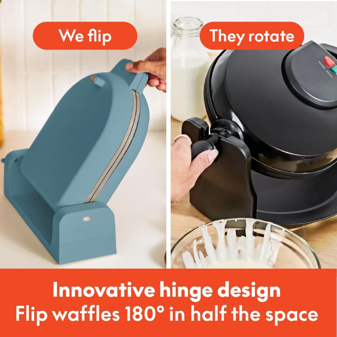 Bella Waffle Maker Ceramic Nonstick Coating Wide & Deep 1000W