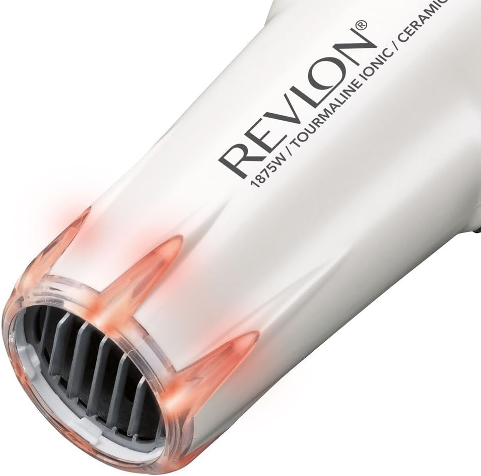 Revlon 1875W Damage Protection Infrared Hair Dryer with Hair Clips