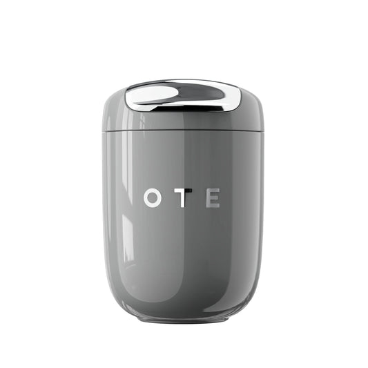 OTE Coffee Mug Double Walled Insulated Stainless Steel Leakproof Lid 220ml Gray