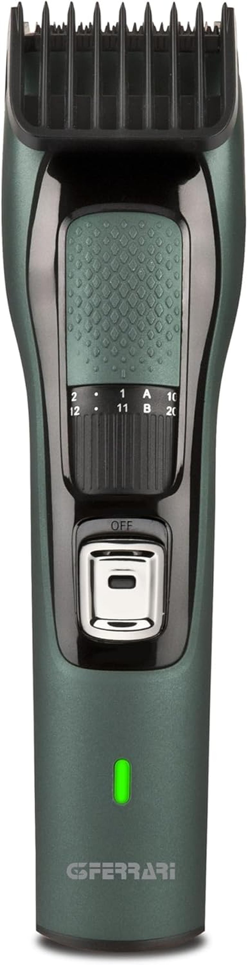 G3 Ferrari Electric Rechargeable Hair Clipper Beard Trimmer Cutting Adjustment 1 to 20mm Accessories Included Green