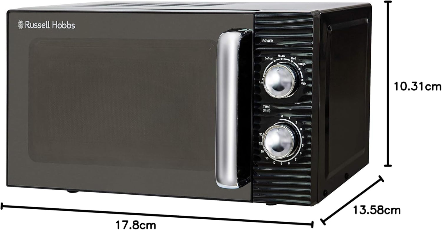 RHM1731B INSPIRE Black 17 Litre Manual Microwave