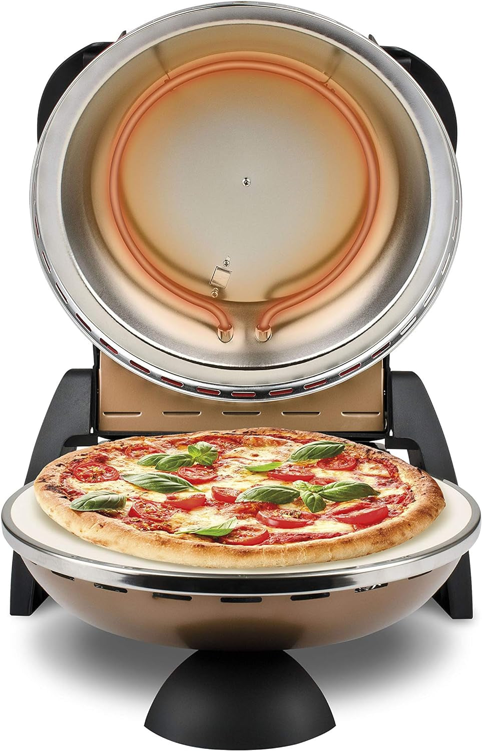 G3 Ferrari Pizza Oven With Adjustable Thermostat 400°C Double Heating Resistance 1200W Copper