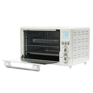 Haden Toaster Oven 25L Ivory & Chrome