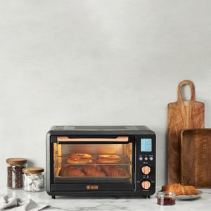 Haden Toaster Oven 25L Black & Copper