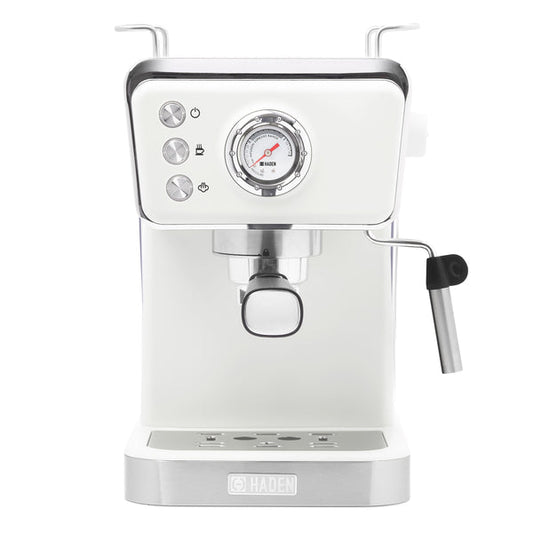 HADEN Barista Brew Espresso Coffee Machine Ivory & Copper