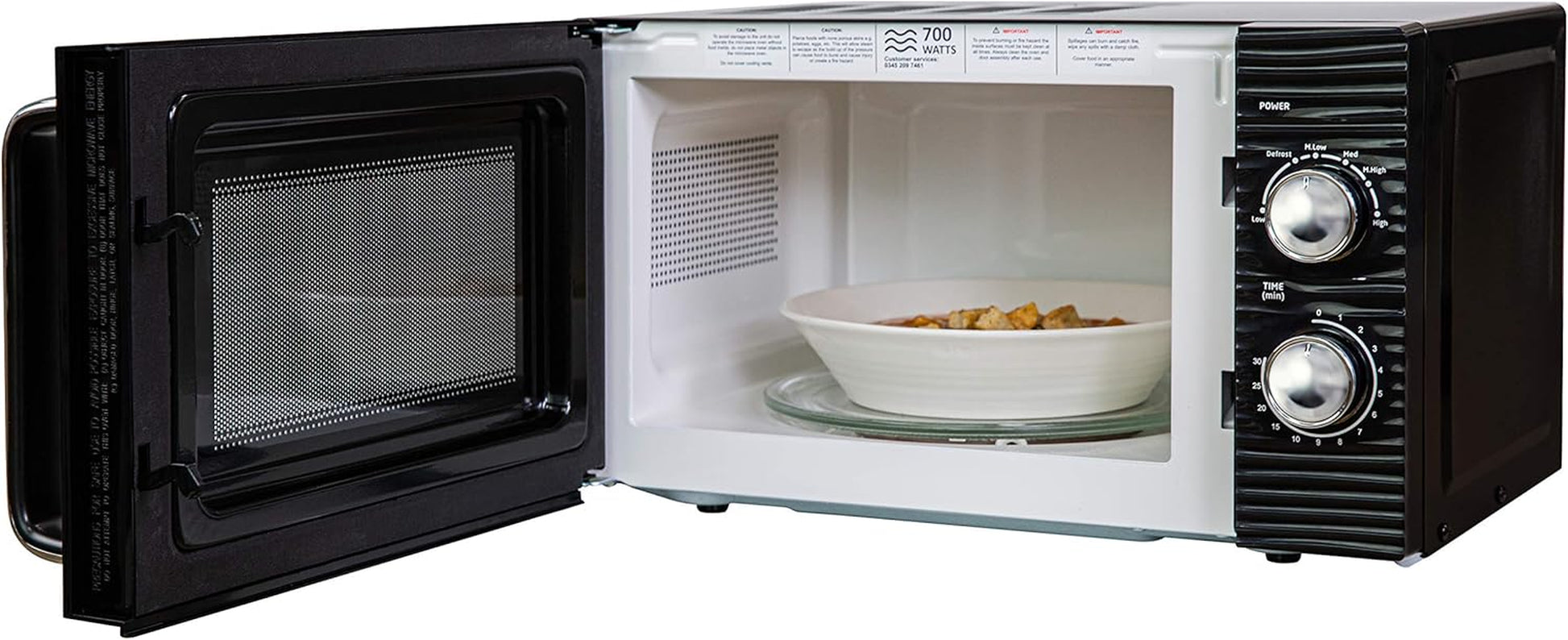 RHM1731B INSPIRE Black 17 Litre Manual Microwave