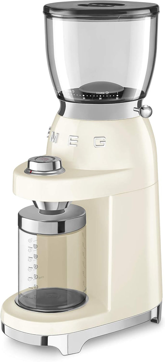 SMEG Retro Electric Coffee Grinder (Cream)