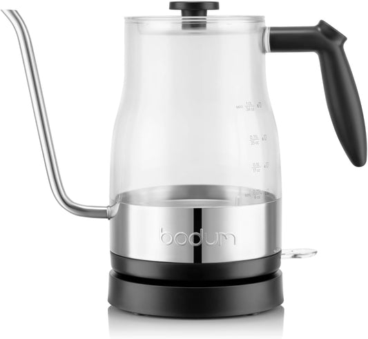 Bodum Bistro Gooseneck Electric Water Kettle 1 Litter 