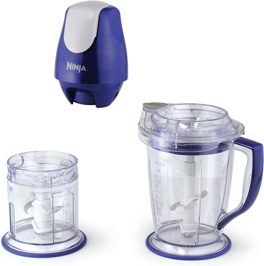 Euro-Pro Ninja Master Prep Blender and Food Processor, Blue