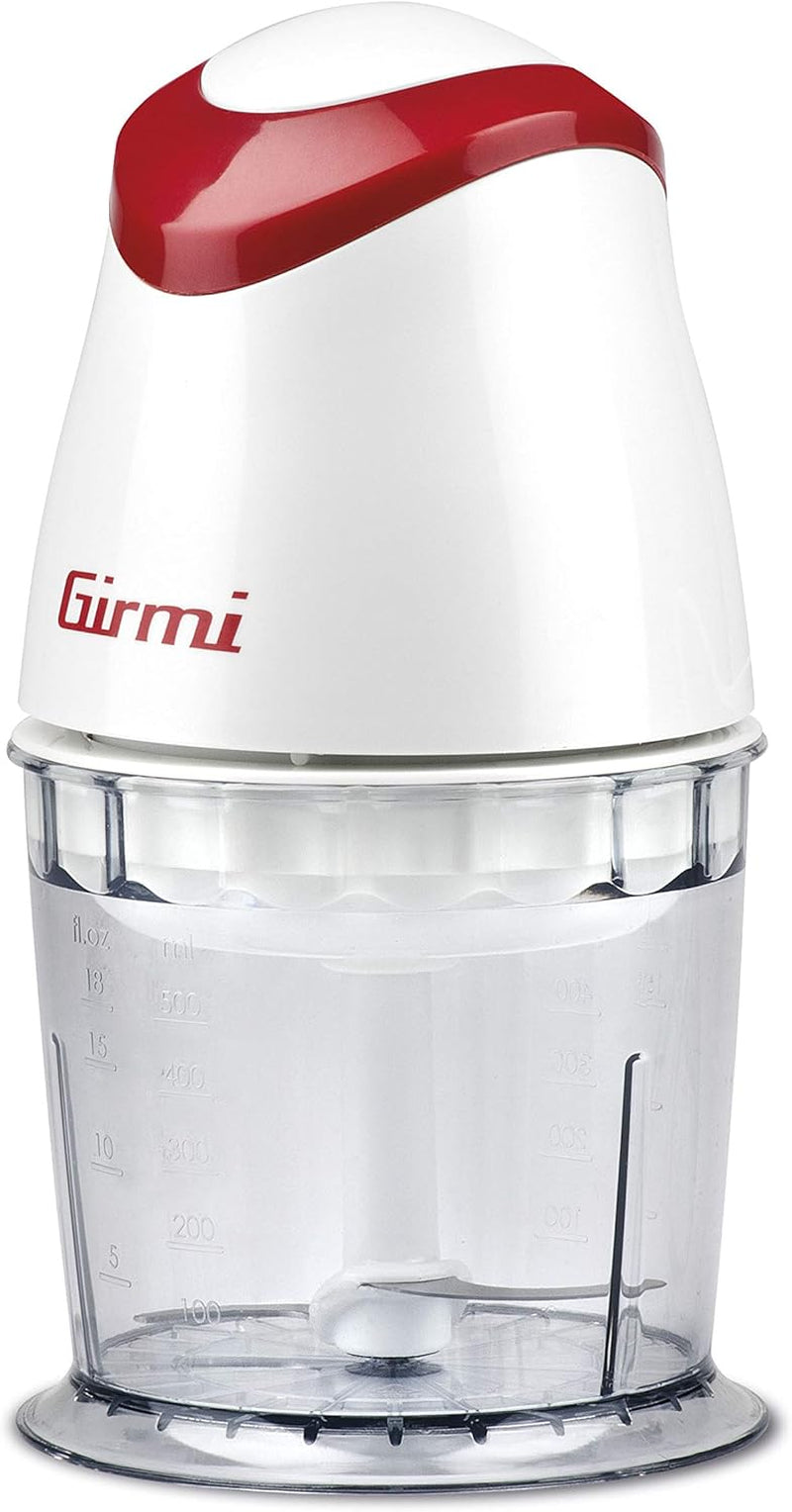 Girmi Chopper Stainless Steel Blades PULSE Operation 500 ml 350W White