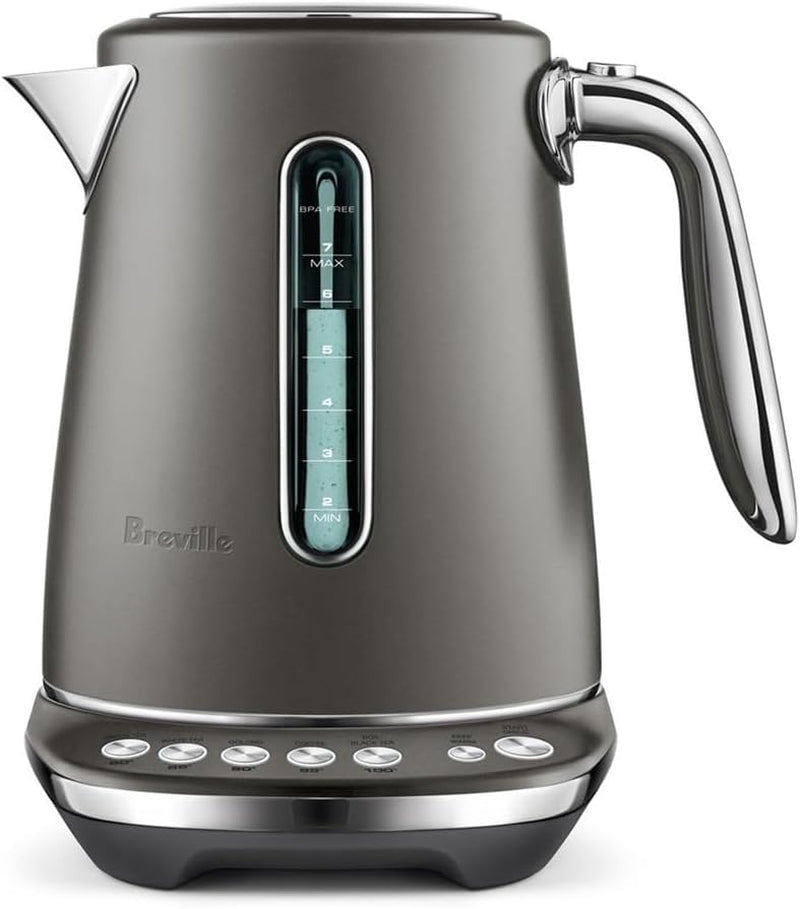 Breville the Smart Kettle™ Luxe Electric Kettle, BKE845BTR, Black Truffle