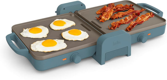 Bella Dual Temp Griddle Ceramic Nonstick Coating 2 Temperature 