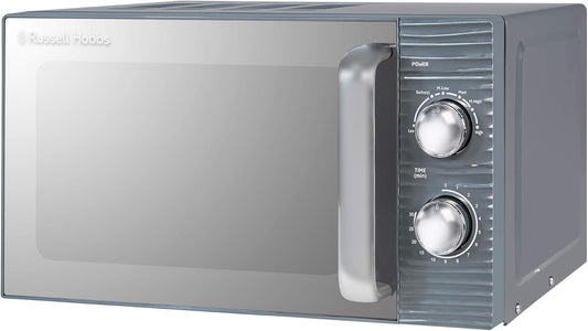 RHM1731G Inspire 17L 700W Grey Solo Manual Microwave with 5 Power Levels, Timer, Defrost Setting, Easy Clean