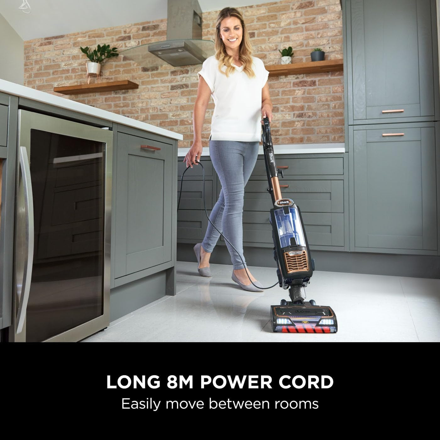 Shark Corded Upright Vacuum Cleaner with anti Hair Wrap Technology & Duoclean 750W 4 Attachments