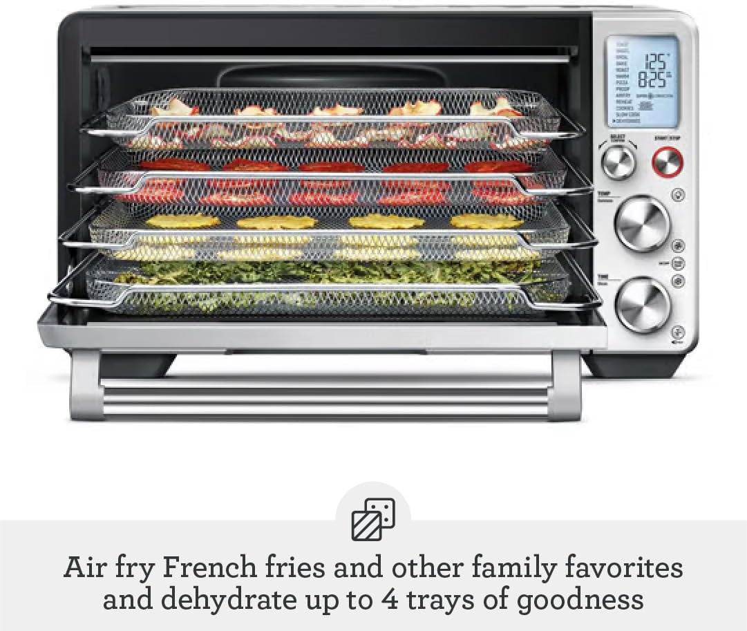 Breville the Smart Oven® Air Fryer Pro, Convection Countertop Oven, Air Fryer Toaster Oven Combo, BOV900BSS, Brushed Stainless Steel