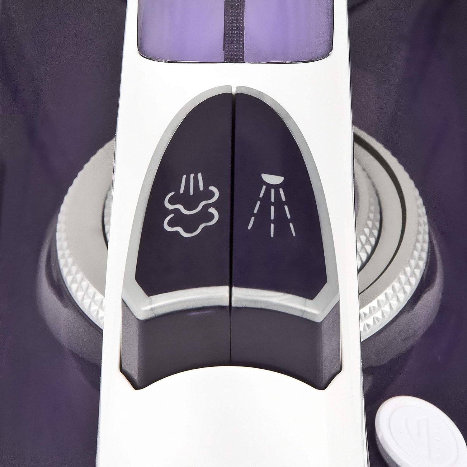 G3 Ferrari Steam Iron Stainless Steel Plate Self-Clean and Spray Function 2800W Purple