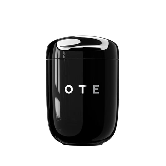 OTE Coffee Mug Double Walled Insulated Stainless Steel Leakproof Lid 220ml Black