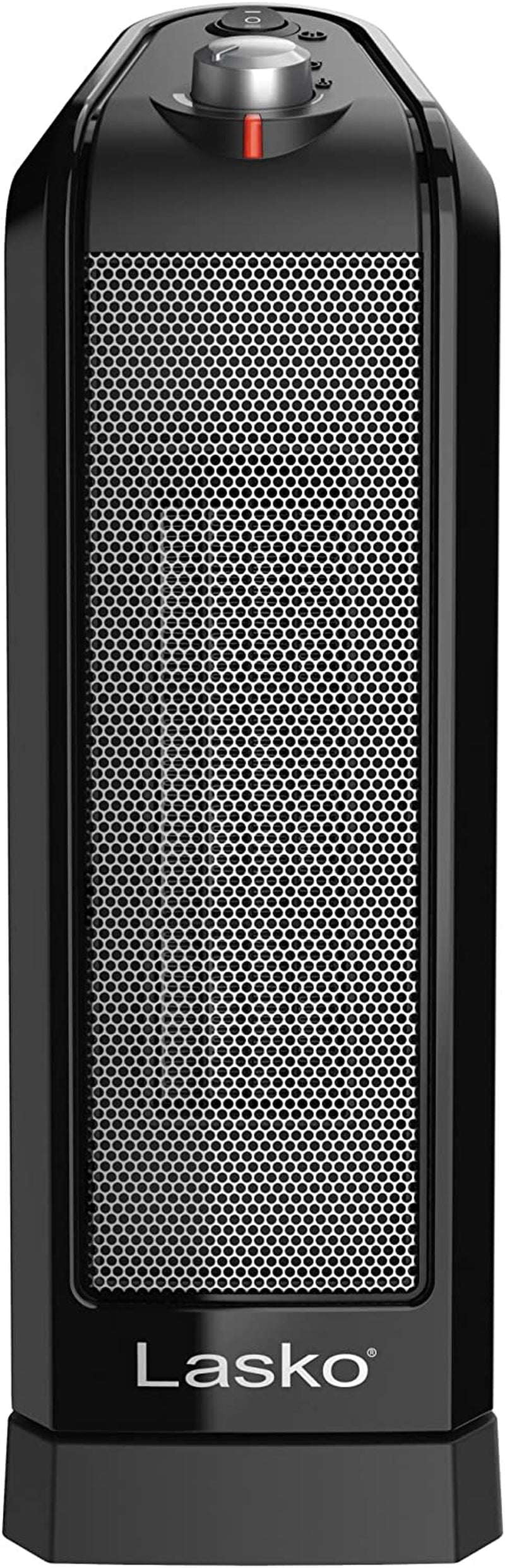 Lasko Oscillating Ceramic Space Heater for Home with Overheat Protection, Thermostat, and 3 Speeds, 15.7 Inches, Black, 1500W, CT16450, Small, 4 Pounds