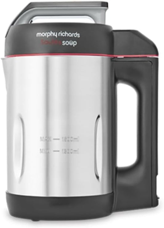 Morphy Richards Electric Soup Maker 1.6L Stainless Steel 4 Cooking Settings