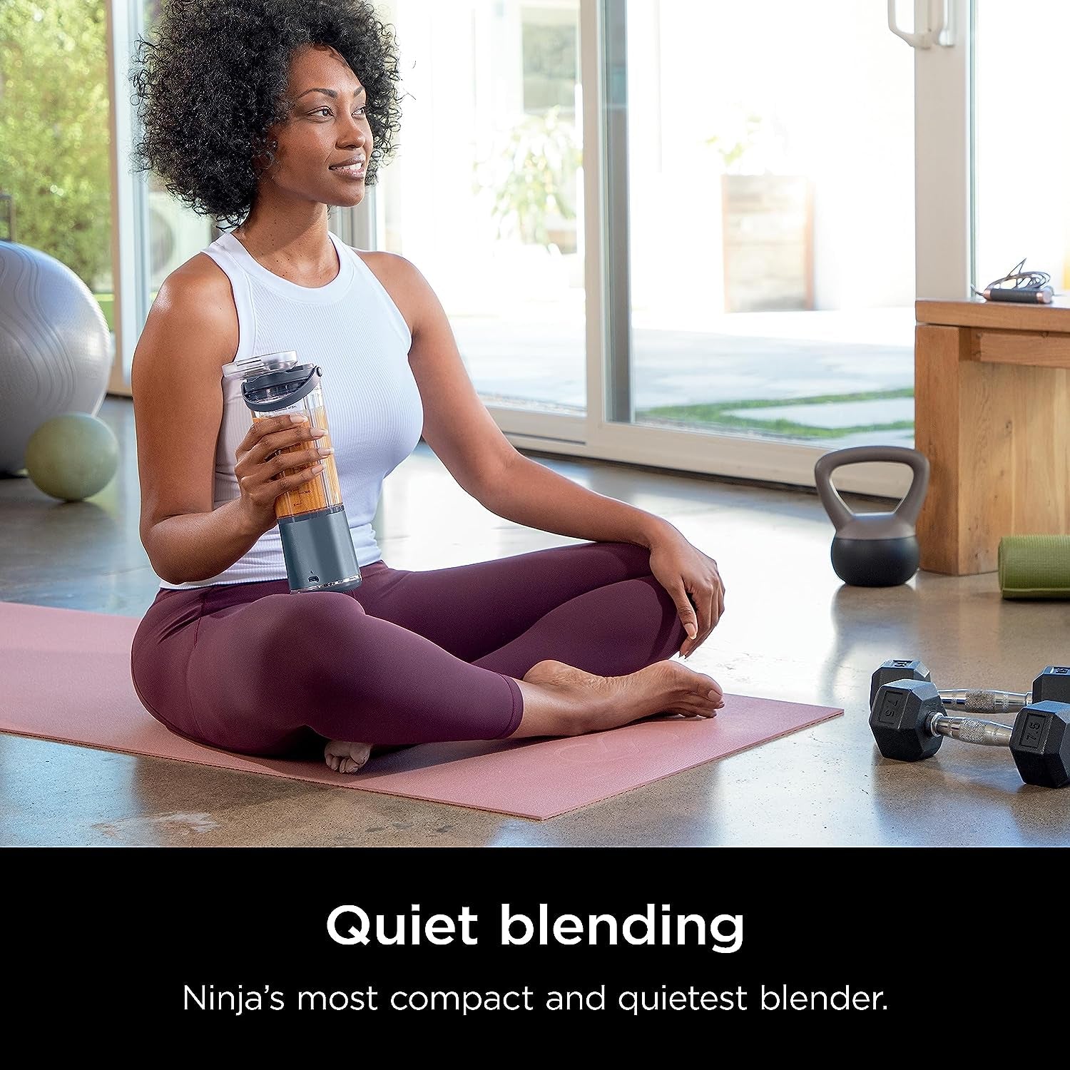 Ninja BC151NV Blast Portable Blender, Cordless, 18Oz. Vessel, Personal Blender-For Shakes & Smoothies, BPA Free, Leakproof-Lid & Sip Spout, USB-C Rechargeable, Dishwasher Safe Parts, Denim Blue