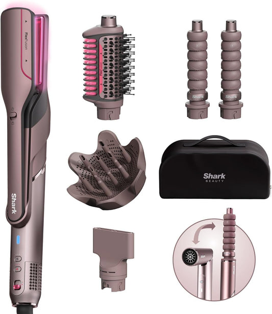 Shark Flexfusion Multi-Styler Hair Dryer & Ceramic Straightener with 5 Styling Attachments