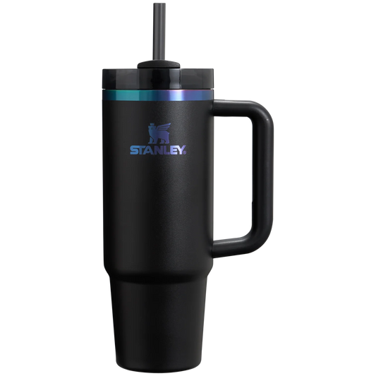 Stanley The Black Chroma Quencher Tumbler with Handle & Straw Insulated Stainless Steel 900ml