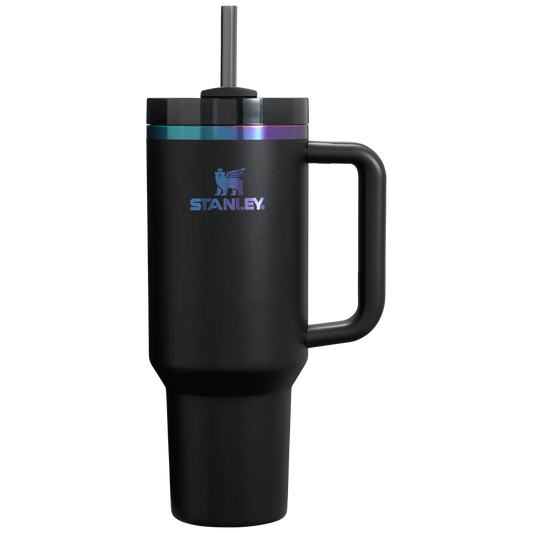 Stanley The Black Chroma Quencher Tumbler with Handle & Straw Insulated Stainless Steel 1200ml