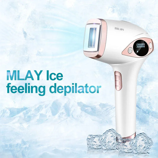 MLAY T4 Laser Hair Removal Device Ice Cold Full Body 500000 IPL