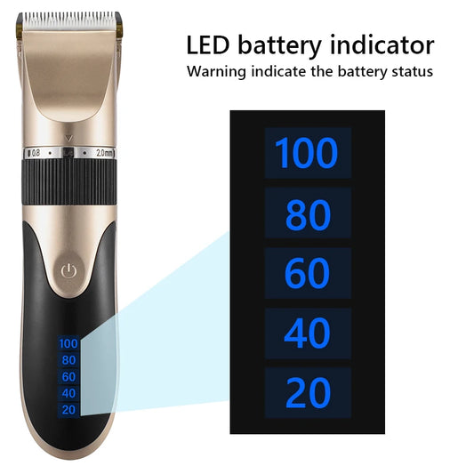 mubittu Professional Hair Trimmer Digital USB Rechargeable