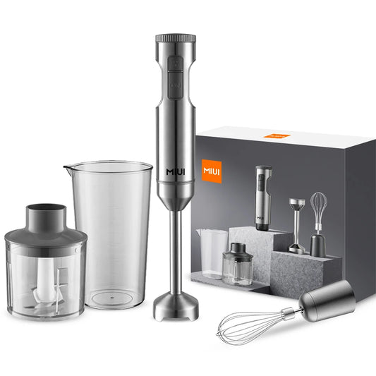 MIUI 4-in-1 Hand Blender Powerful Stainless Steel Stick 1000W