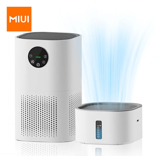 MIUI Air Purifier with Humidifier Combo for Home Allergies 2-in-1