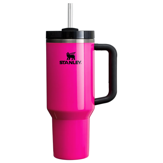 Stanley The Neon Quencher Tumbler with Handle & Straw Insulated Stainless Steel 1200ml