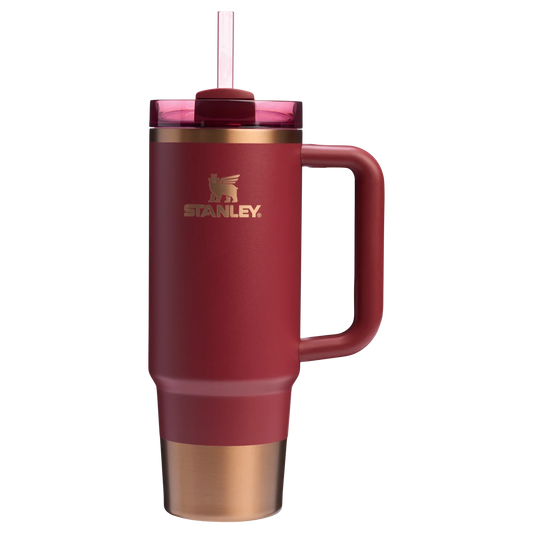 Stanley The Holiday Quencher Tumbler with Handle & Straw Insulated Stainless Steel 900ml