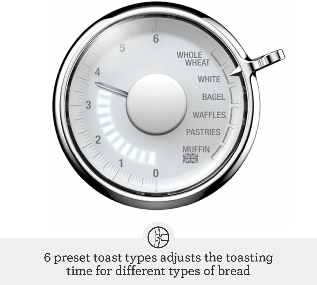 Breville the Toast Select™ Luxe 2-Slice Toaster, BTA735OYS, Oyster Shell