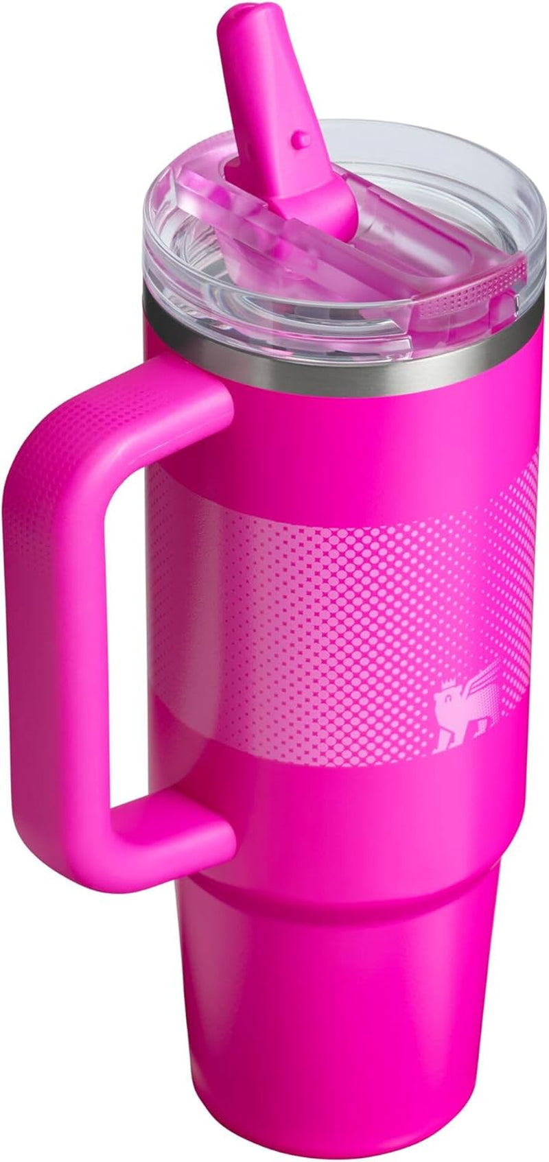 Stanley Quencher Protour Flip Straw Tumbler with Leakproof Lid 30 Oz | Built-In Straw & Handle | Cupholder Compatible for Travel | Insulated Stainless Steel Cup | Bpa-Free | Vivid Violet Fade