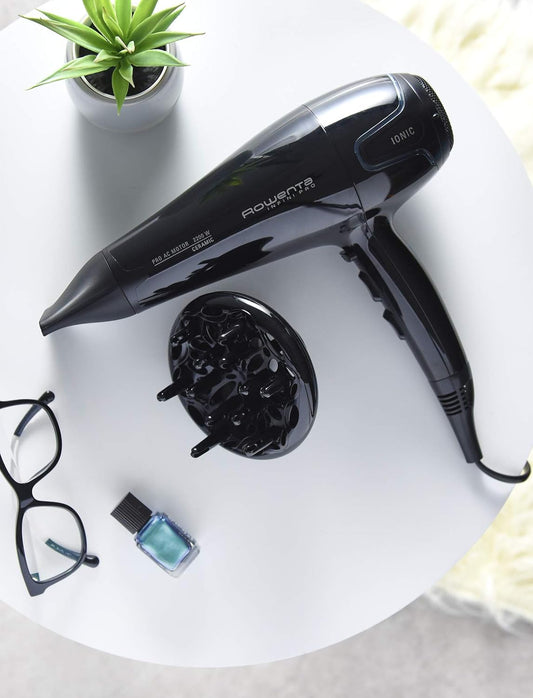 Rowenta Professional Hair Dryer 2 Concentrators 5 Speed/Temperature Combinations 2200W 