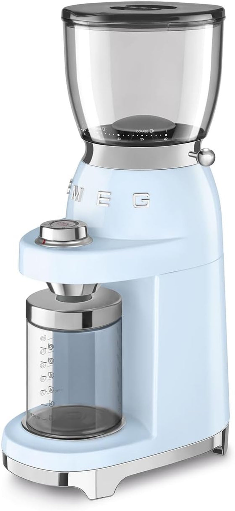 SMEG Retro Electric Coffee Grinder (Pastel Blue)