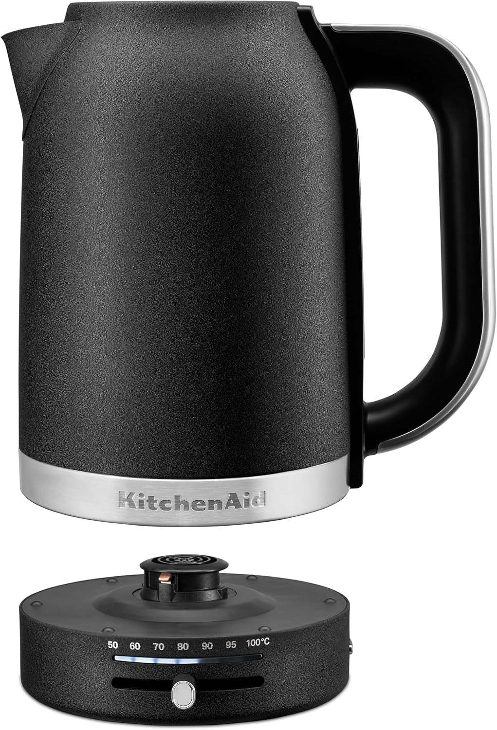 Kitchenaid 1.7L Electric Kettle W/Temp Control KEK1701, Cast Iron Black