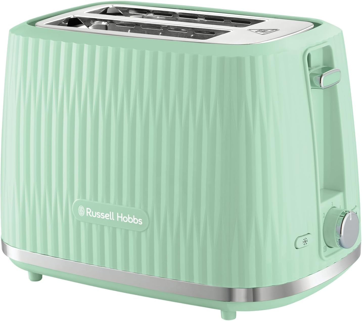 Eden 2 Slice Toaster (6 Browning Settings, High Lift Feature, Frozen, Reheat, Cancel Functions, Removable Crumb Tray 800W, Pistachio) 27374