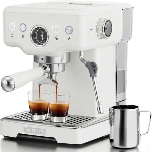 Neretva Professional Coffee and Espresso Machine for Home Barista 