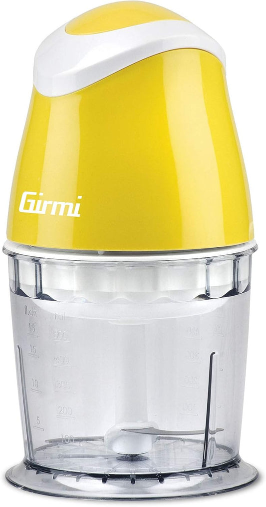 Girmi Chopper Stainless Steel Blades PULSE Operation 500 ml 350W Yellow