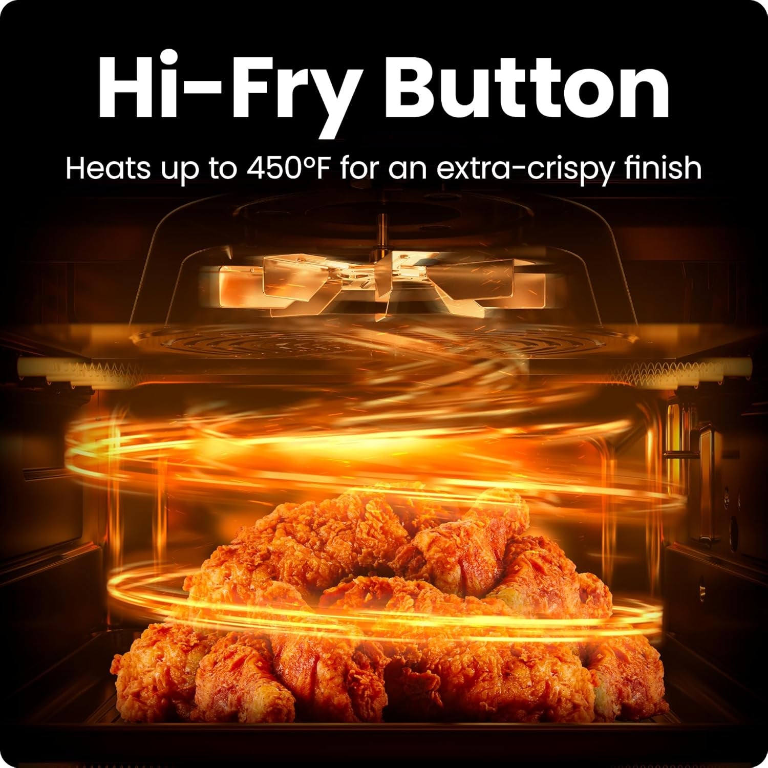 Chefman Air Fryer – 6 QT Compact Airfryer for Quick & Easy Meals in Minutes, Features Hi-Fry Technology for Extra Crisp, Touchscreen Controls with 4 Presets, Nonstick & Dishwasher Safe Basket - Black