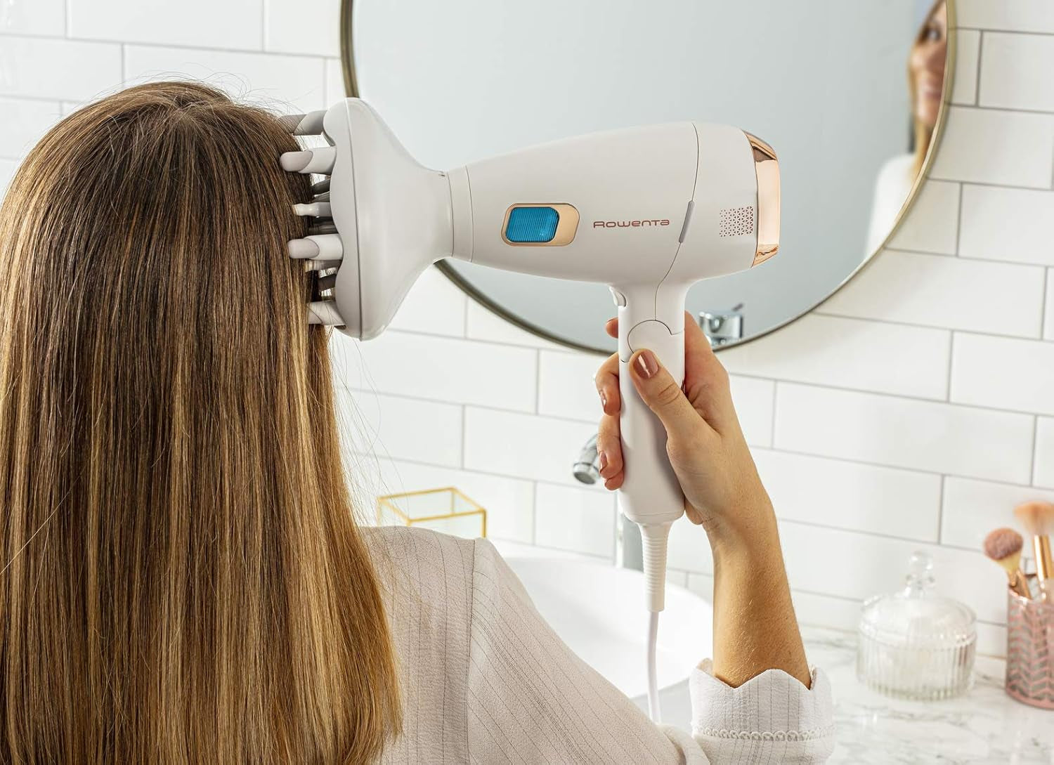 Rowenta Ultimate Experience Scalp Care Hairdryer Active Scalp Massager Included 6 Speed 2200W