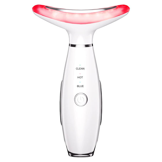 Enarit 3-In-1 Beauty Massager for Face and Neck | Based on Triple Action LED | Thermal and Vibration Technologies for Skin Care