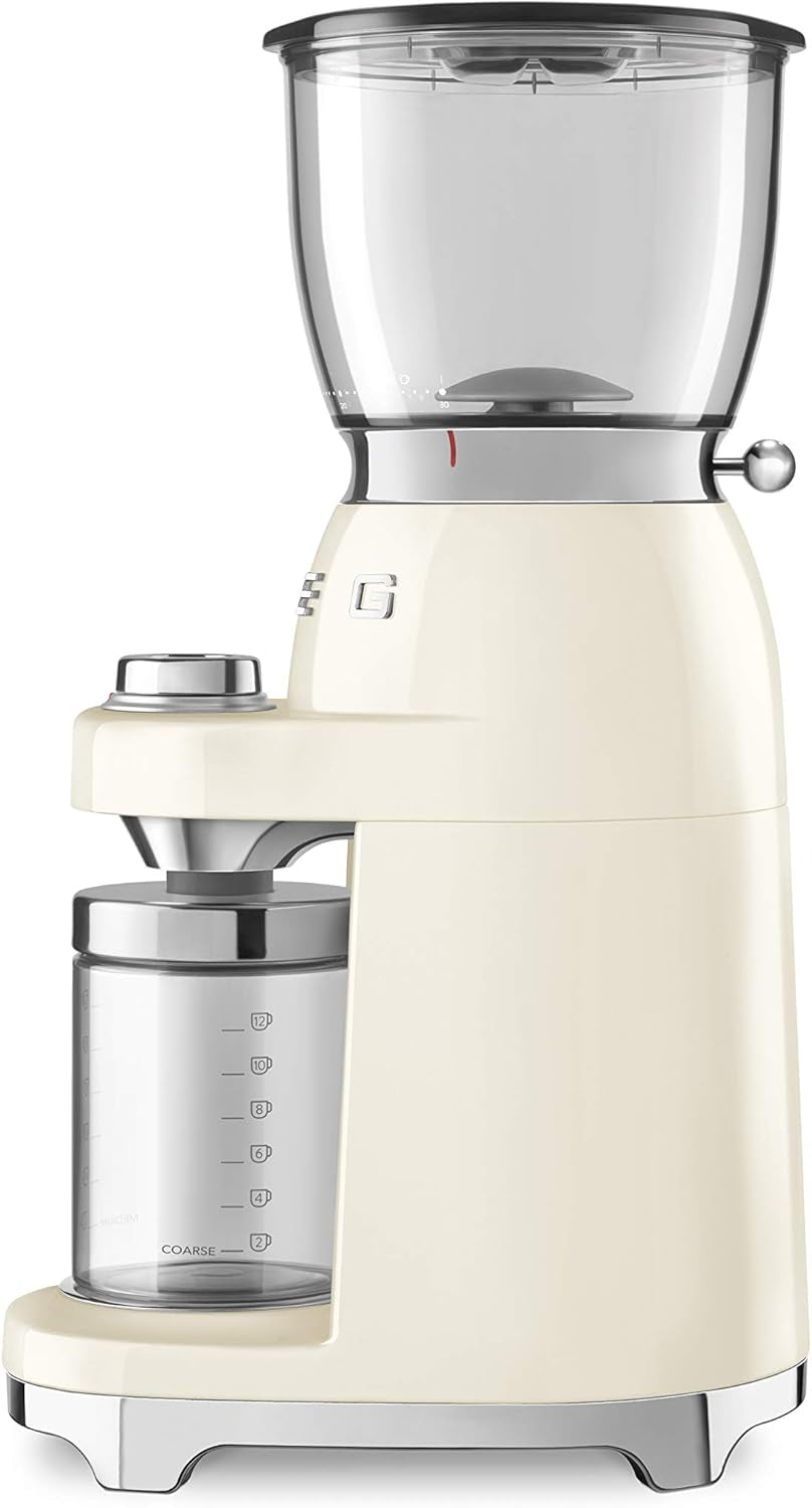 SMEG Retro Electric Coffee Grinder (Cream)