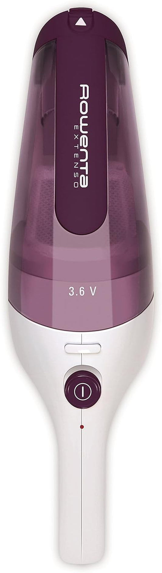 Rowenta Handheld Vacuum Cleaner 375ml Capacity 10min Battery Life Purple