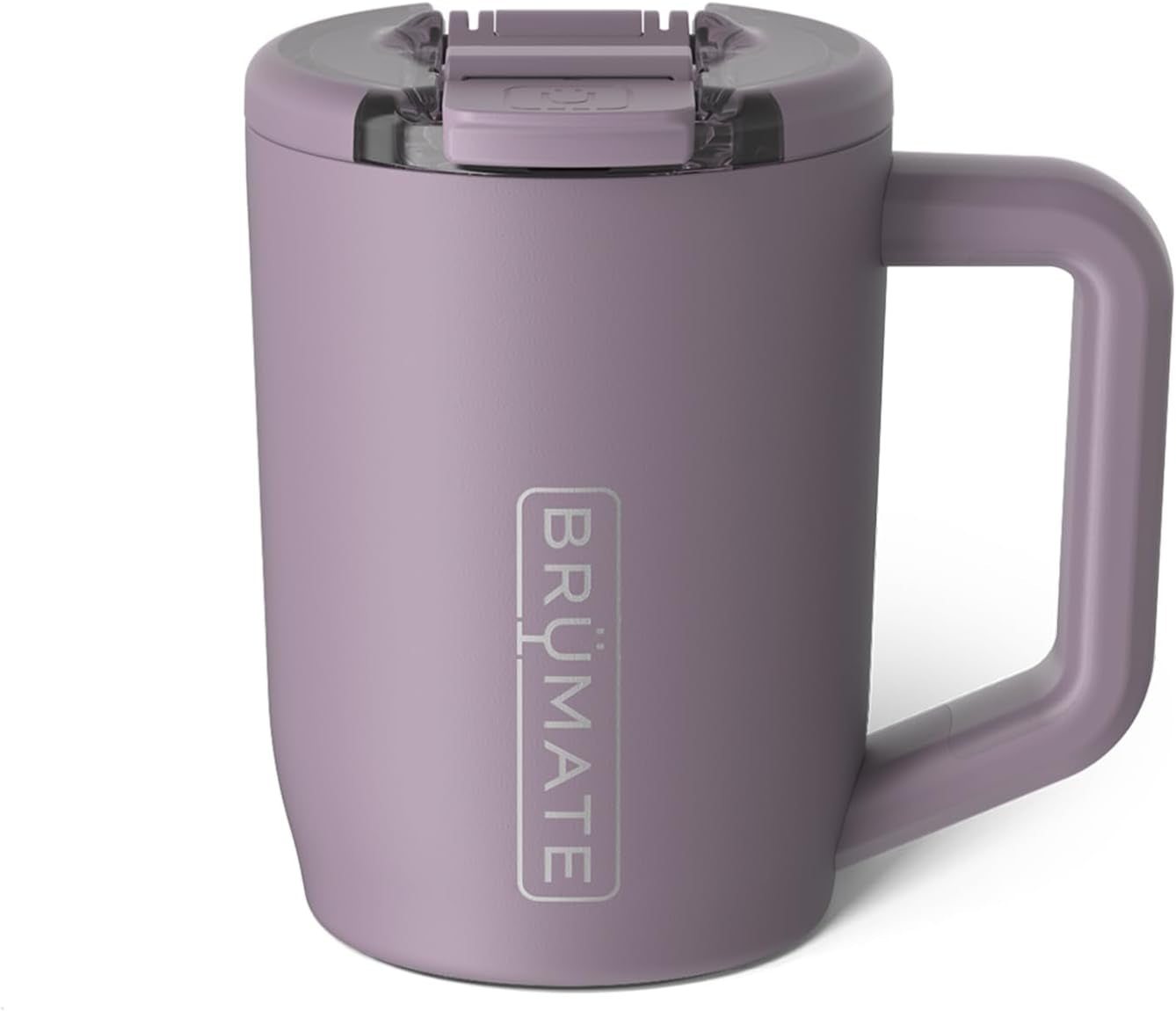 Brümate Müv - 15Oz 100% Leak Proof Insulated Coffee Mug with Handle & Lid - Stainless Steel Coffee Travel Mug - Double Walled Coffee Cup (Lilac Dusk)