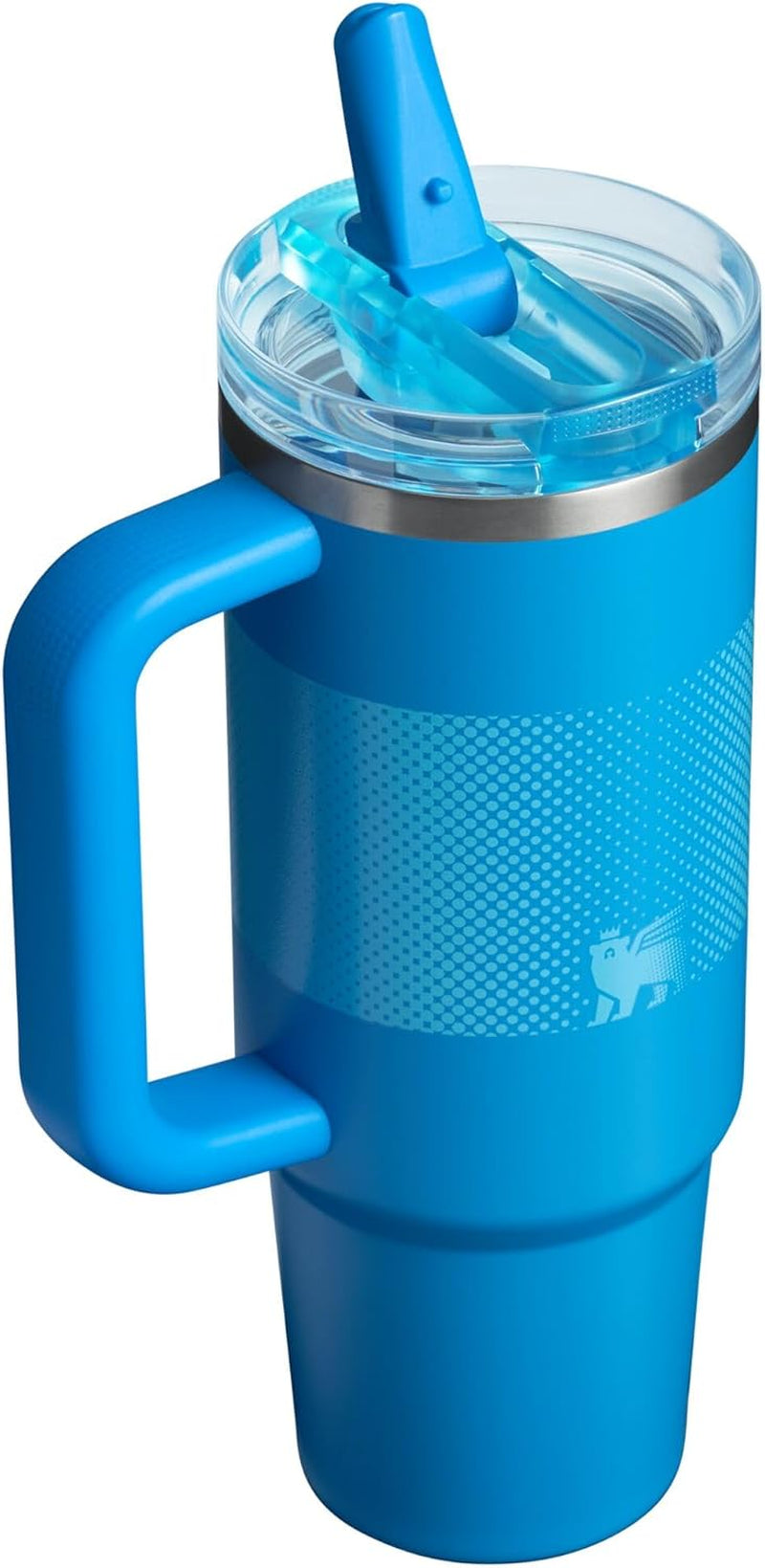 Stanley Quencher Protour Flip Straw Tumbler with Leakproof Lid 30 Oz | Built-In Straw & Handle | Cupholder Compatible for Travel | Insulated Stainless Steel Cup | Bpa-Free | Azure Fade