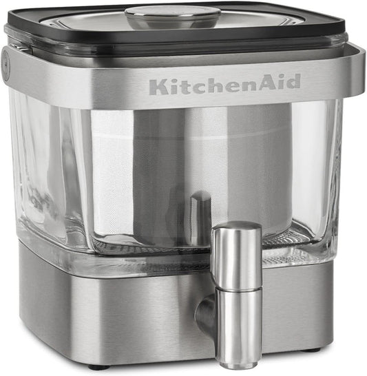 Kitchenaid KCM4212SX Cold Brew Coffee Maker-Brushed Stainless Steel, 28 Ounce